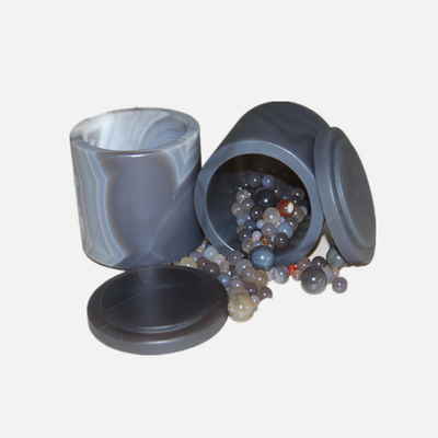 YLK 50ml dans le pot de fraisage de l'acier inoxydable 2000ml, pot de meulage d'agate de laboratoire