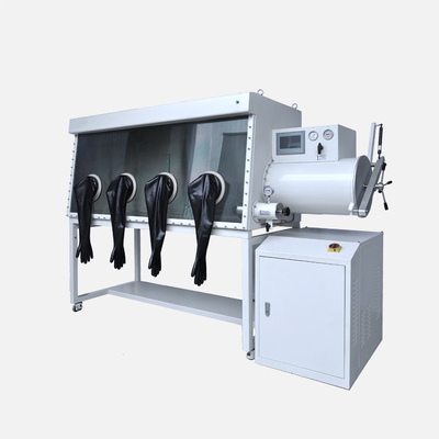 Puits à dépression d'azote de système de purification d'air avec des gants 2 ports