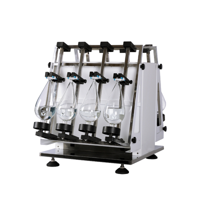 Le double a dégrossi Shaker Type vertical liquide d'entonnoir de Separatory de 1 litre secouant 6 supports témoin