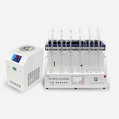 Système automatique 8pcs de distillation de cyanure d'azote/phénol d'ammoniaque