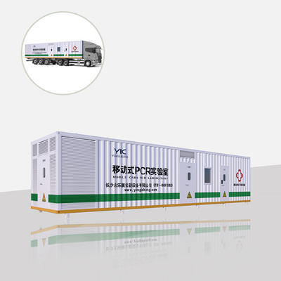 laboratoires mobiles d'ACP de 13.5m, laboratoire d'essai acide d'ACP de Nuclein droite